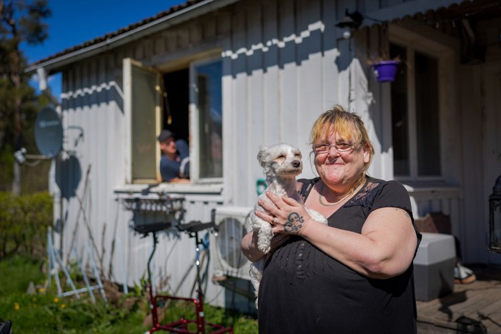 ”Det är en fantastisk plats att bo på, alla hjälper varandra”, säger Mia Fält om Gökhöjden.